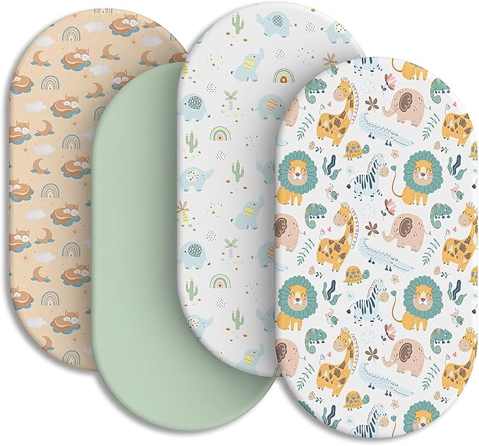 Baby Bassinet Sheets for Baby Boy Girls, Baby Delight, Angelbliss by Unknown