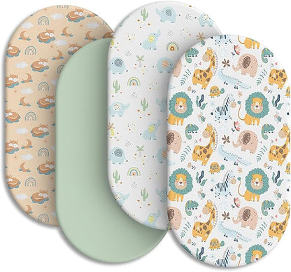 Baby Bassinet Sheets for Baby Boy Girls, Baby Delight, Angelbliss by Unknown