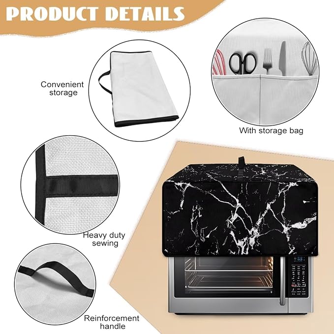 Air Fryer Toaster Oven Dust Cover Protective Microwave Oven Cover - Image 5