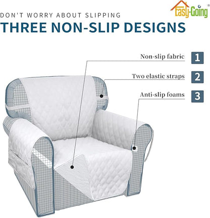 Easy-Going Waterproof Oversized Loveseat Covers Leakproof Couch Cover - Image 4