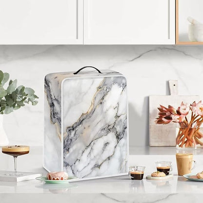 Marble Coffee Maker Cover for Kitchen - Image 3
