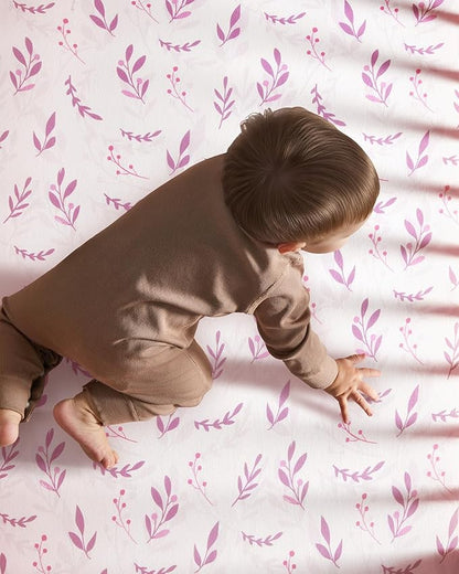 Pack and Play Sheets Fitted 3 Pack, Mini Crib Sheets - Image 5
