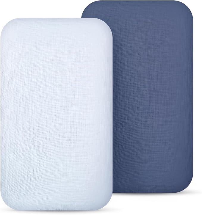 lulumoon Muslin Bassinet Sheets by Lulumoon