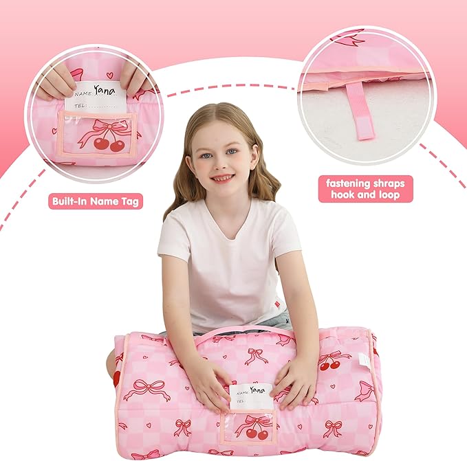 Viviland Toddler Kid Nap Mat for Preschool, Slumber Bag - Image 4