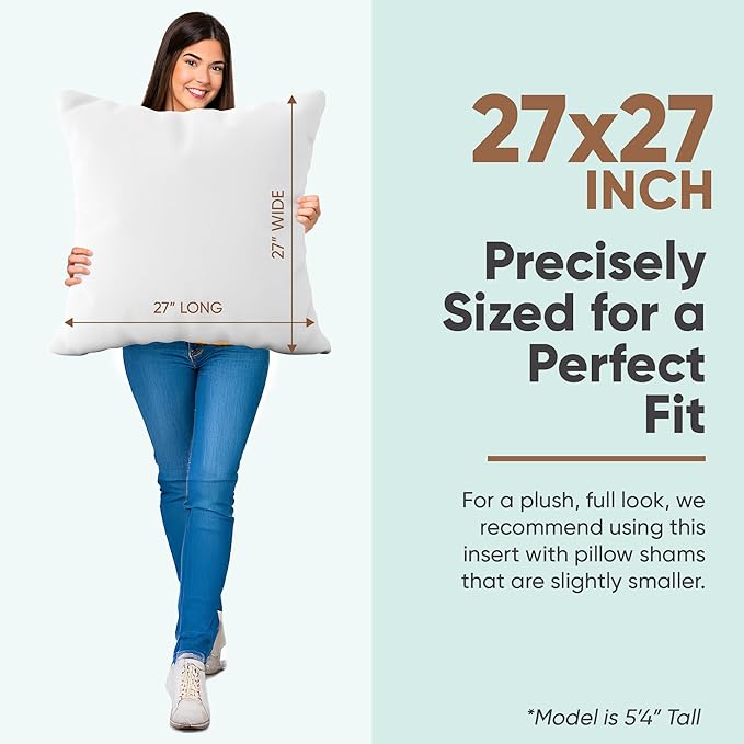 Pillowflex Synthetic Down Pillow Insert - Image 2