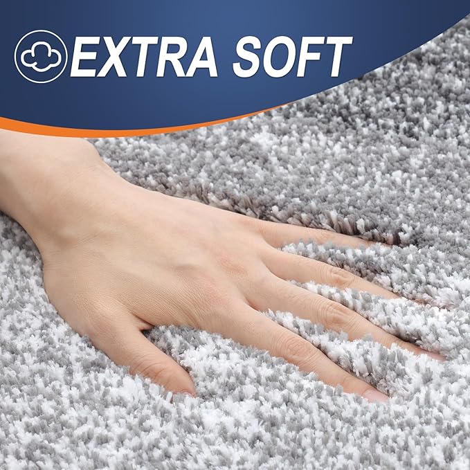 OLANLY Bathroom Rug Mat 59x24, Extra Soft and Absorbent Microfiber Bath Rugs - Image 3