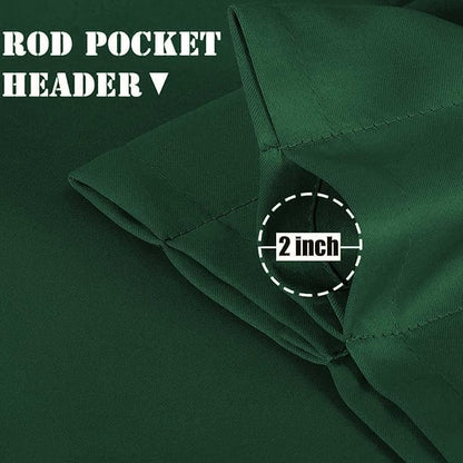 Hunter Green Valance for Bedroom Living Room Curtain Valance for Window - Image 5