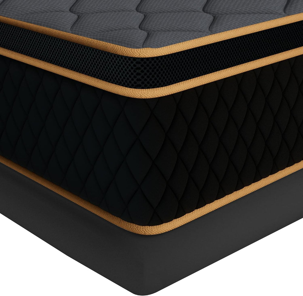 12 inch Full Size Mattress in a Box,Gel Hybrid Memory Foam Individually Wrapp...