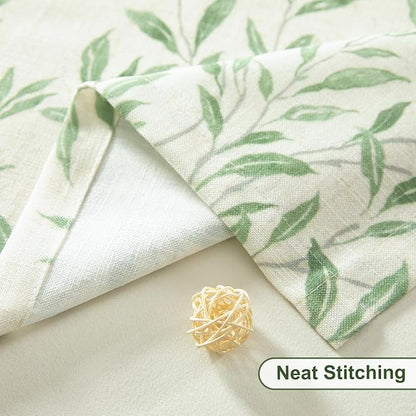 Leeva Willow Leaves Printed Curtains Valance - Image 5