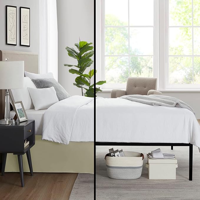 Nestl Green Full XL Bed Skirt - Image 6