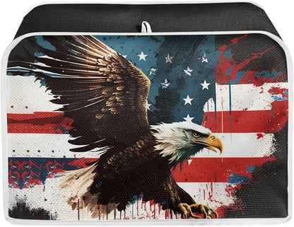 ZFRXIGN Bald Eagle Toaster Cover 2 Slice Wide Slot Small Appliance Covers by ZFRXIGN