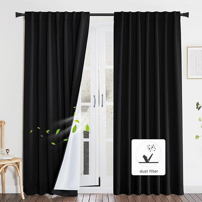 NICETOWN Sound Blocking & Heavy-Duty Curtains, Lined Insert Noise - Image 9