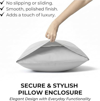 100% Natural Cotton Bed Sheets | 500 TC Single-Ply Sateen Weave Twin Sheets Set - Image 5