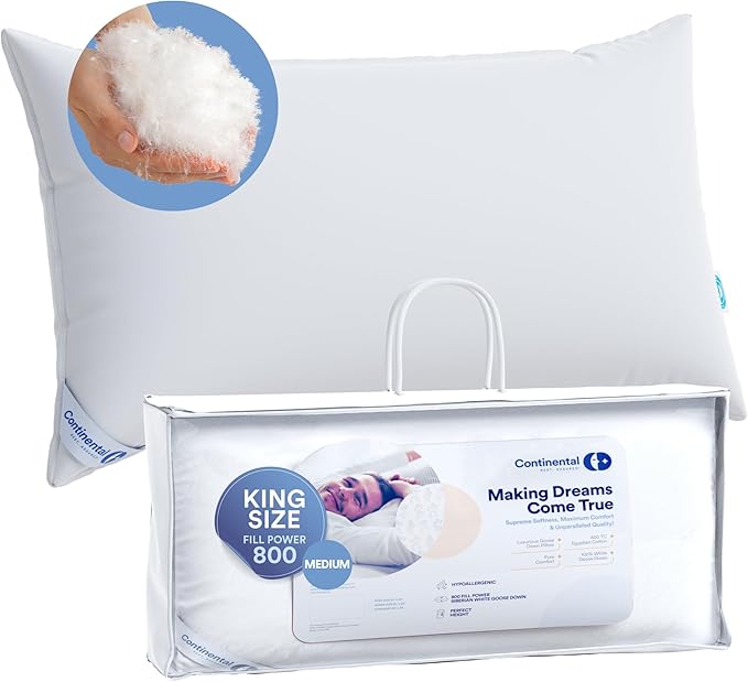 100% Siberian Goose Down Pillow - Image 9