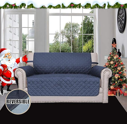 Easy-Going Reversible Loveseat Couch Cover - Image 2