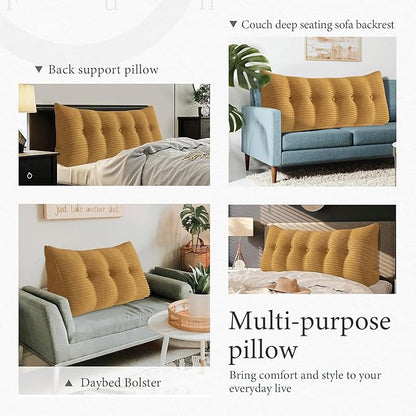 Wedge Headboard Pillow Dorm Room Reading Pillow Back Support - Image 6