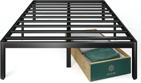 zinus van 16 inch metal platform bed frame, main product view