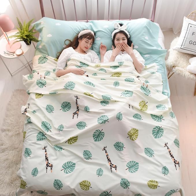 TRIWONDER Sleeping Bag Liner Cotton Camping Travel Sheet Sleep Sack Adult - Image 7