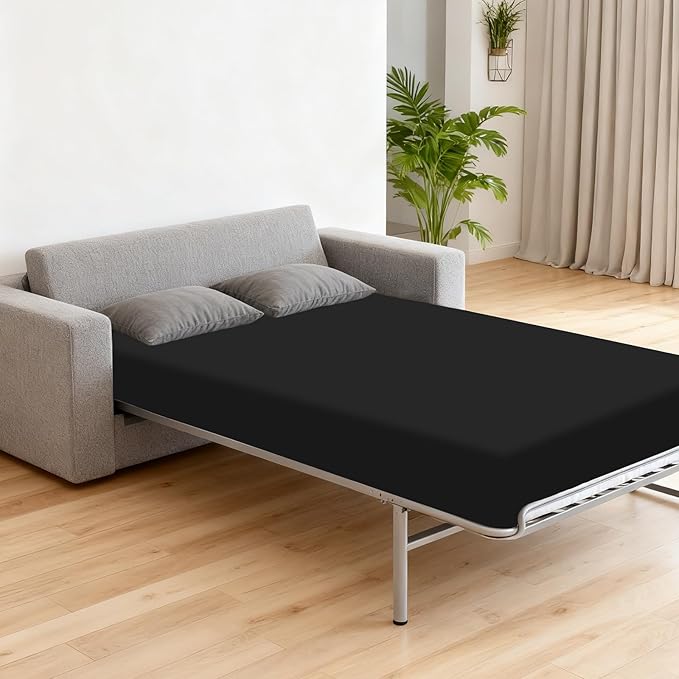 Sleeper Sofa Queen Sheet Fitted Only, Queen Sleeper Sofa Bed Sheets 60" x 74" - Image 2