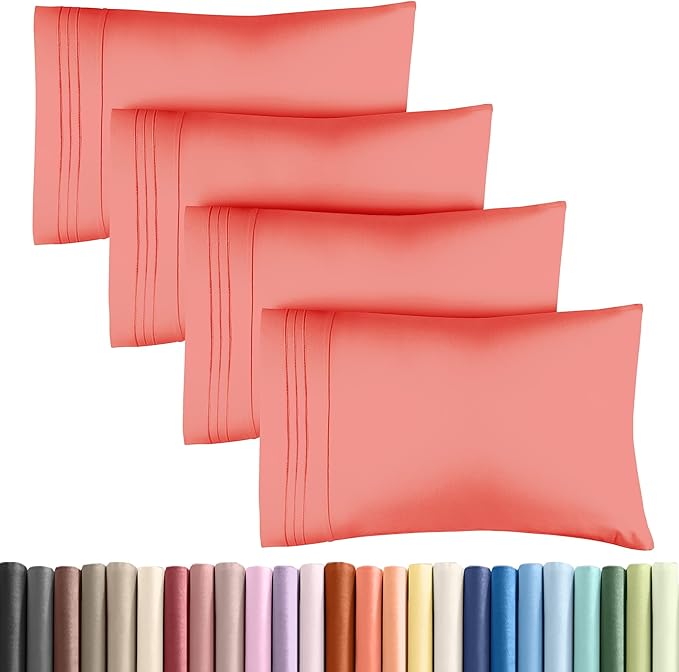 King Pillow Cases Set of 4 by CGKUnlimited