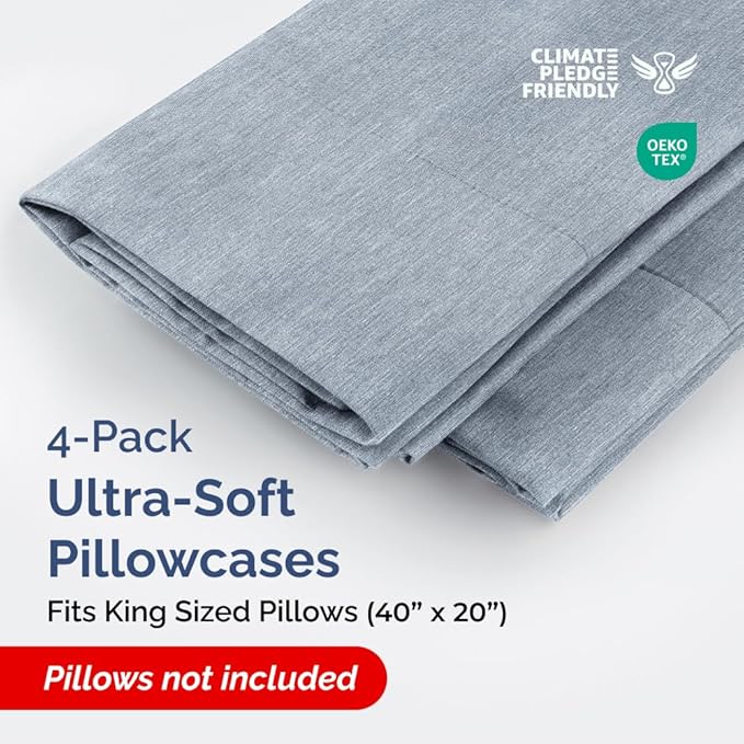 King Pillow Cases Set of 4 - Image 2