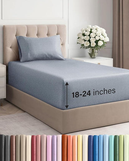 Extra Deep Pocket Twin XL Sheets by CGKUnlimited