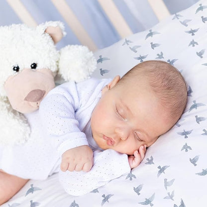 Gllquen Baby Bassinet Sheets 4 Pack, Breathable Cozy Fitted Mattress Sheet - Image 2