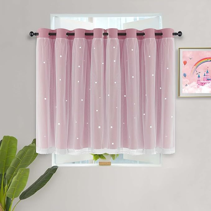 Kinryb Princess Curtains for Girls Bedroom - Image 3