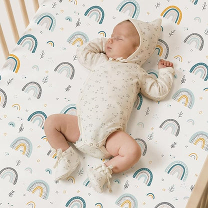BBROLEX Baby Fitted Crib Sheets: Kid Crib Sheets - Image 2
