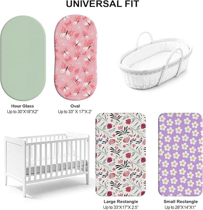Baby Bassinet Sheets for Baby Boy Girls, Baby Delight, Angelbliss - Image 4