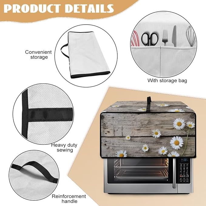 Toaster Oven Cover Washable Small Kitchen Appliance Dust Cover - Image 5