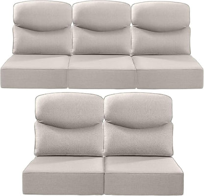 Luxury 22x24/22x25 6-Inch Smile Outdoor Cushions by ACTREST