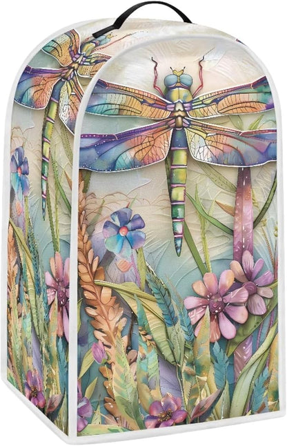 Floral Dragonfly Blender Dust Cover, Anti Fingerprint Polyester Stand Mixer or - Image 2