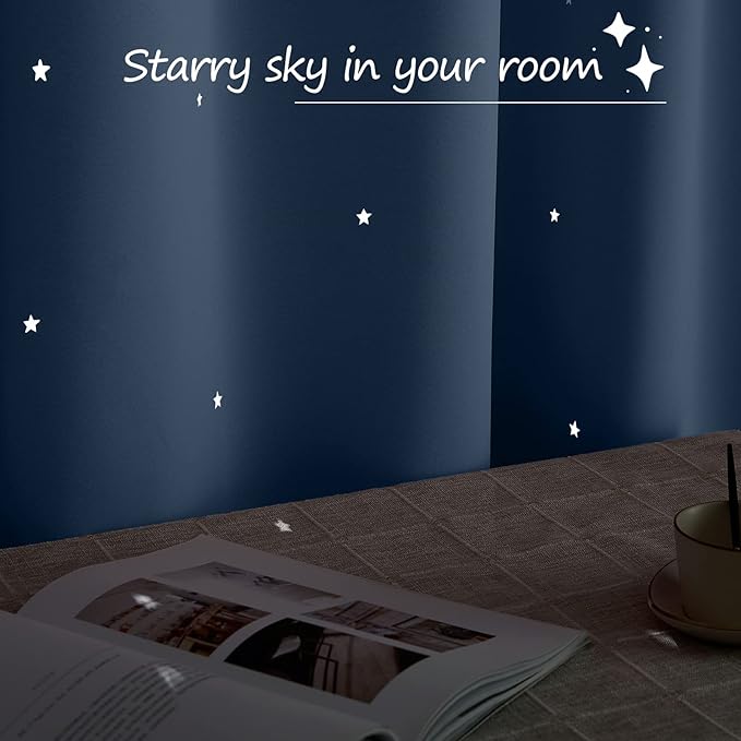 NICETOWN Blackout Star Curtains - Image 6