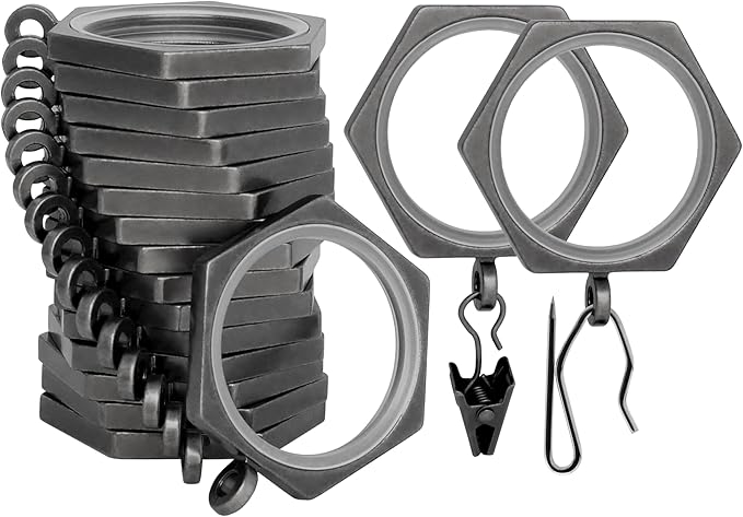 BlastHome® Luxury Curtain Rings by BlastHome
