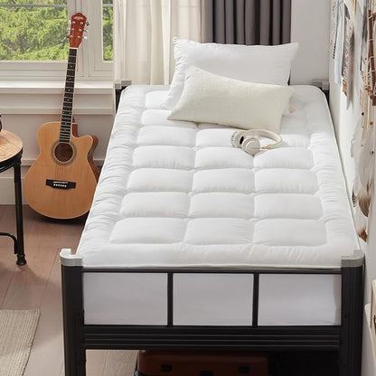UNILIBRA Twin XL Size Mattress Pad Cooling Rayon from Bamboo, Quilted Fitted - Image 5