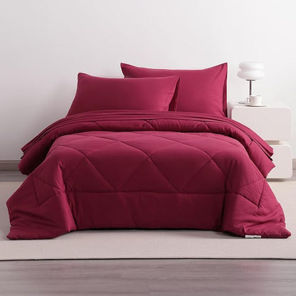 NTBAY Twin Comforter Set with Sheets, 5 Pieces Soft and Breathable Twin Bedding - Image 8