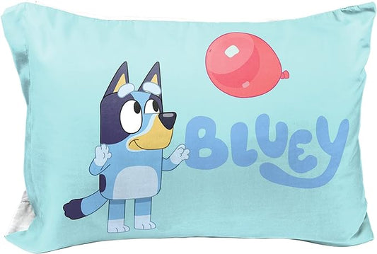 Jay Franco Bluey & Bingo 1 Single Reversible Pillowcase by JayFranco