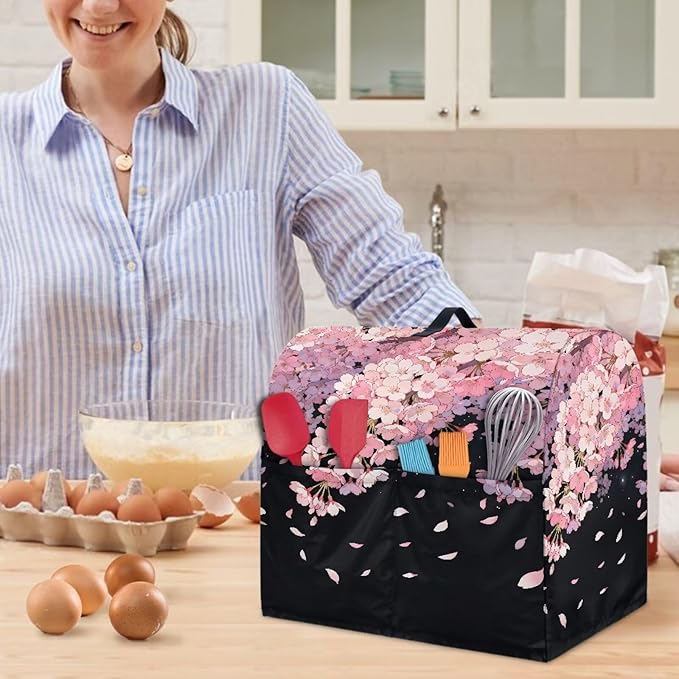 Mixer Dust Covers Cherry Blossom Stand Mixer Covers Protector Dust Cover Marble - Image 5