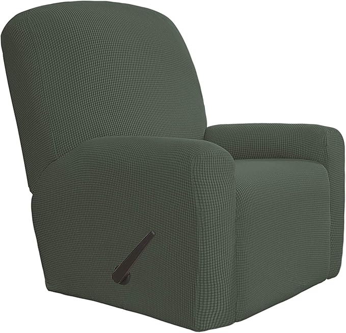 Easy-Going 4 Pieces Oversized Recliner Stretch Sofa Slipcover Sofa Cover by Easy-Going