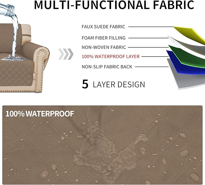 Easy-Going Sofa Slipcover Waterproof Sofa Cover Couch Cover - Image 3