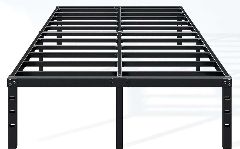 Hafenpo 12 Inch Queen Bed Frame, Under Bed Storage, Black