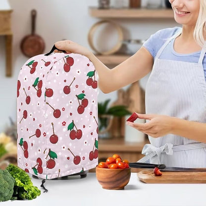 Cherry Print Blender Covers for Kitchen Food Processor Cover - Image 3