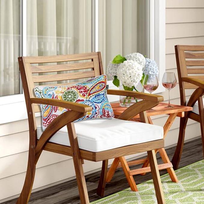 Water Resistant Outdoor Lumbar Pillows - Image 5
