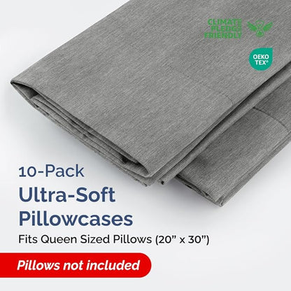 Queen Pillow Cases Set of 10 - Image 2