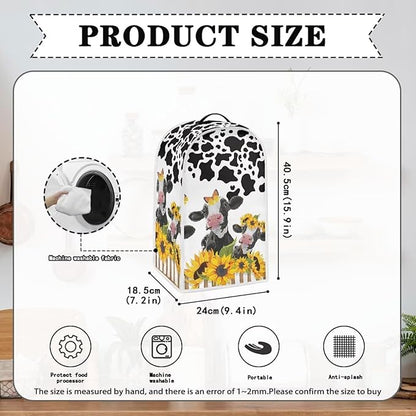 Sunflower Animal Cow Print Blender Dust Covers - Image 6