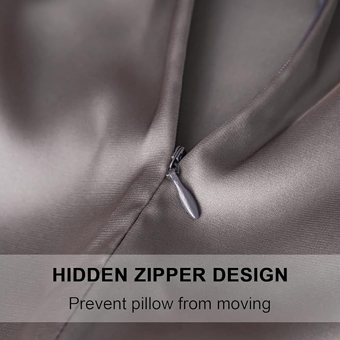Mulberry Silk Pillowcase for Hair and Skin, Standard Size Cooling Silk Pillow - Image 2