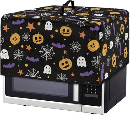 Microwave Ovens Dust Cover, Halloween Spiderweb Polyester Waterproof Countertop by Unknown