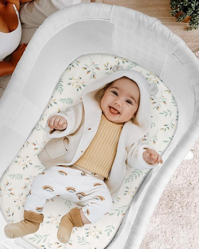 Blissful Diary Muslin Bassinet Sheets - Image 5