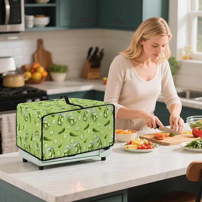 Toaster Oven Dust Cover with Storage Pockets, Dust-Proof Kitchen Appliance - Image 7